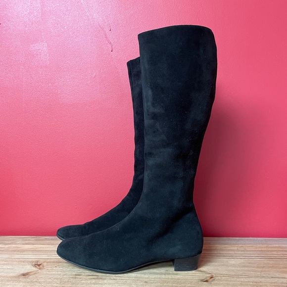Suede tall boots - Picture 1 of 11